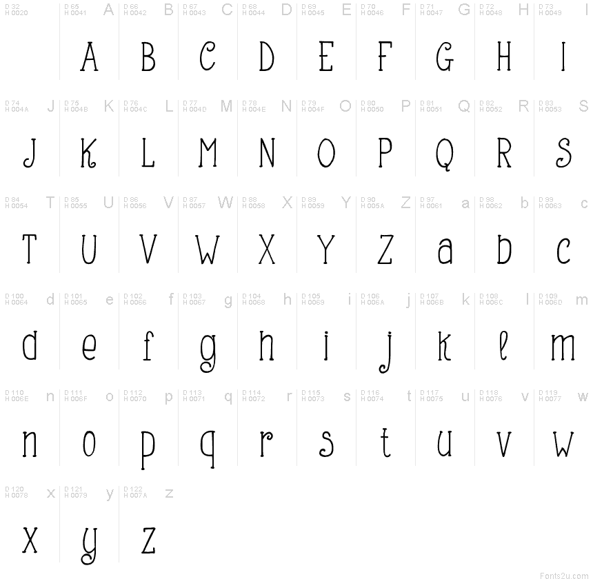 Making Lettering Tall_demo font