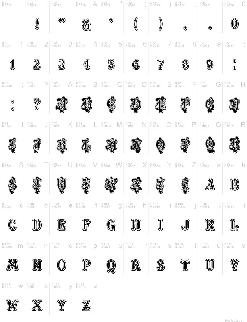 Masquerade font