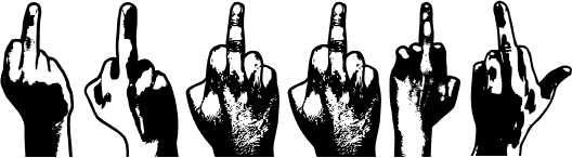 Middle Finger Regular font