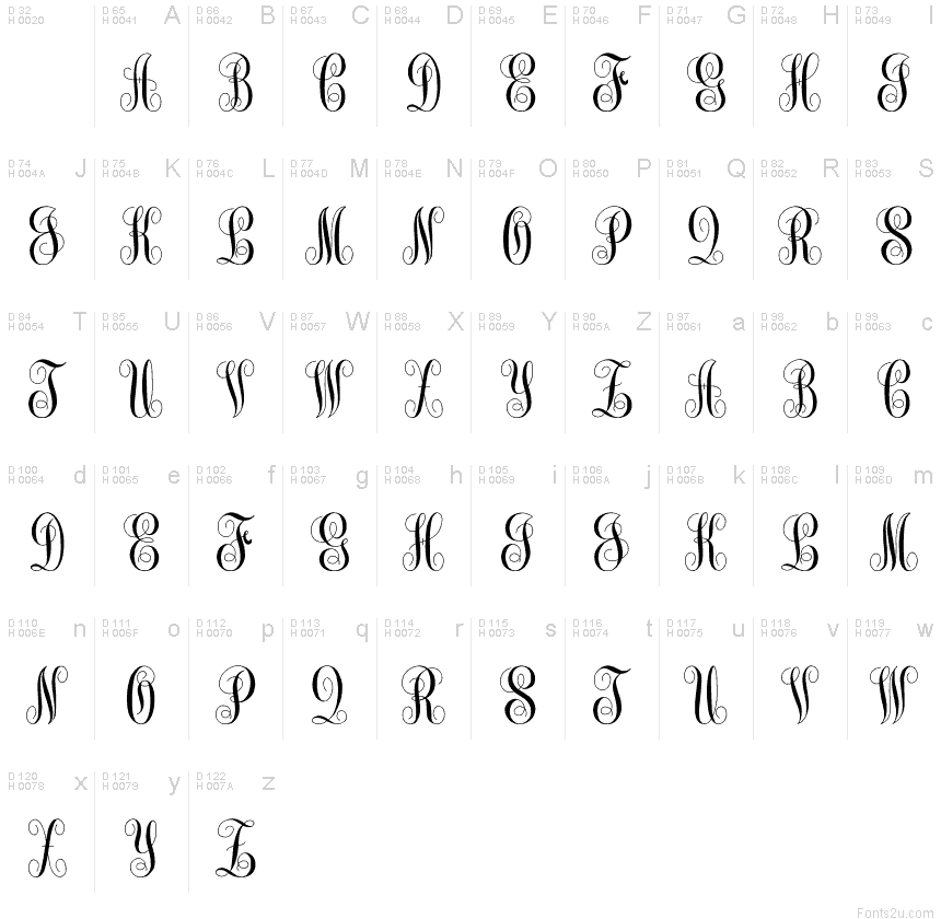 Monogram Kk Font