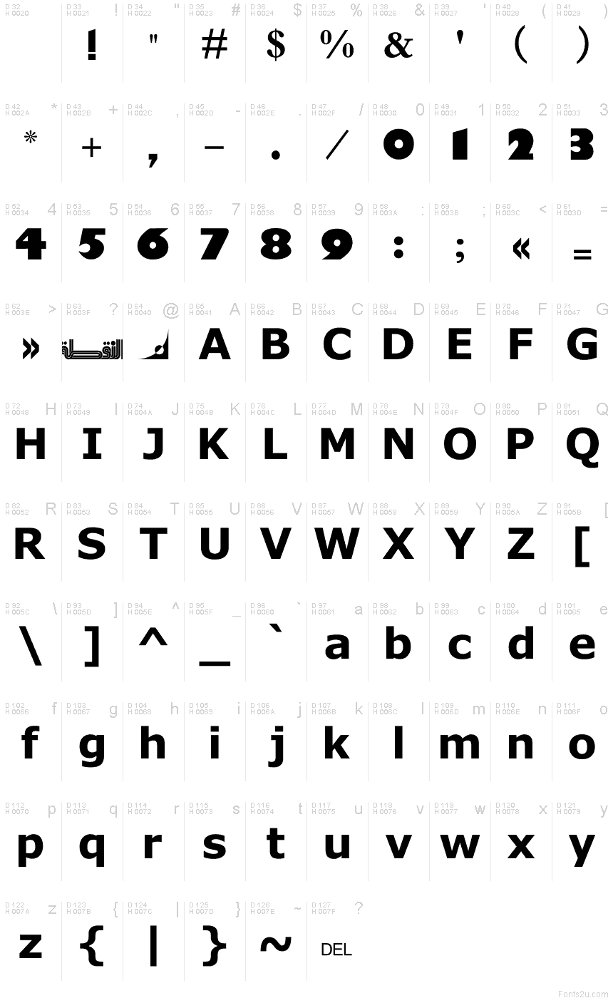 motken noqta font