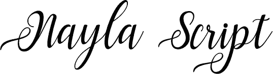 Nayla Script font