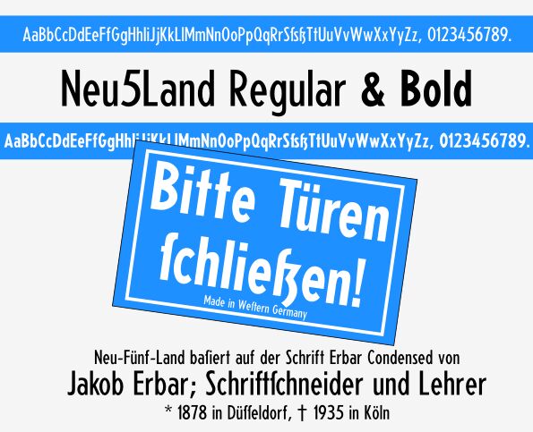 Neu5land Normal Font