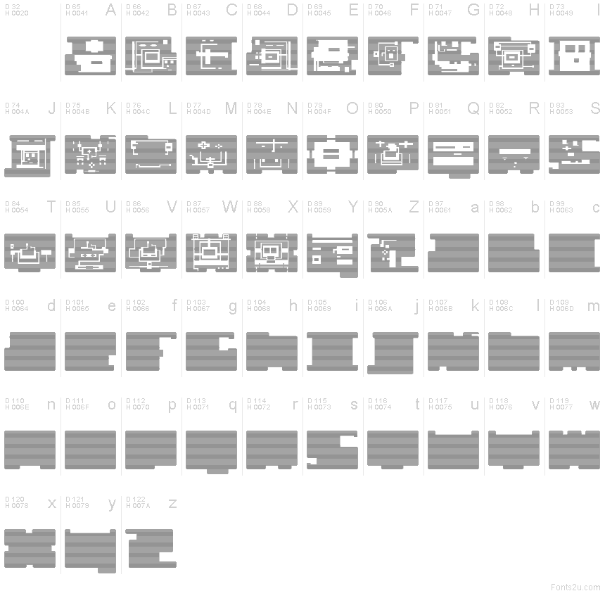 Basis-Lateinisch - Zeichentabelle