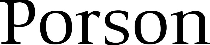 Porson Font