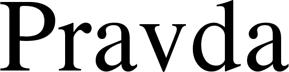 Pravda font