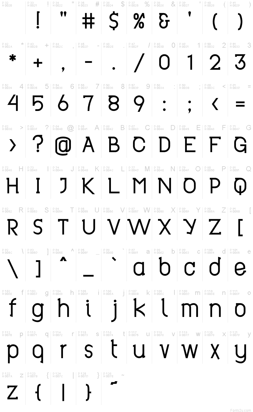 Revo" font