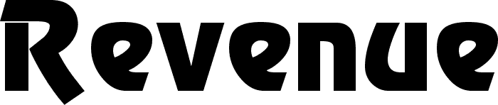 Revenue font Revenue font