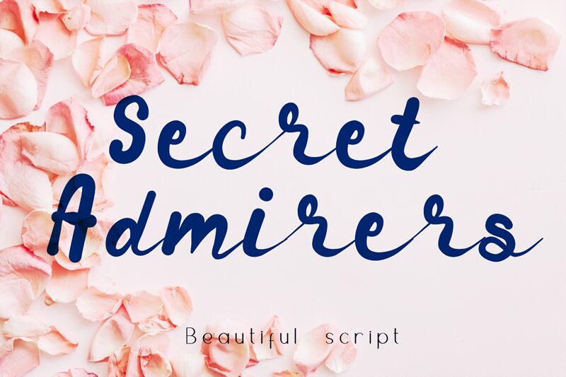 Secret Admirer Font