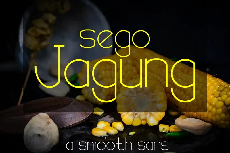 Sego Jagung 字体