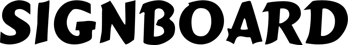 Signboard Regular font