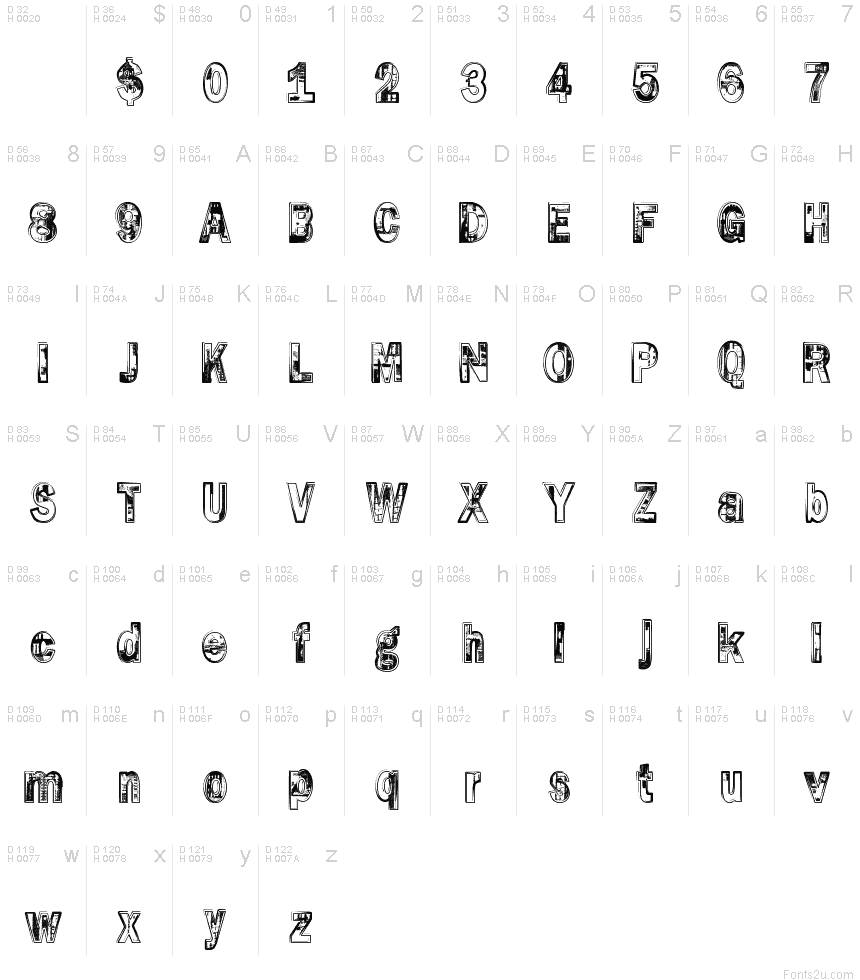 SlotMachine font