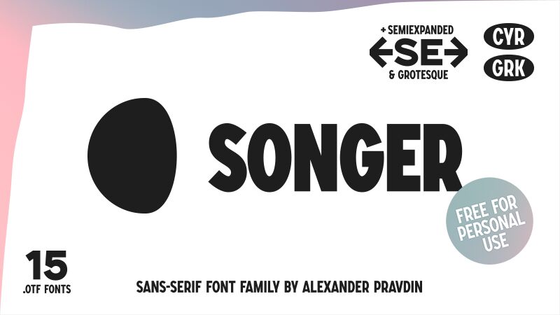 Songercondensed Font