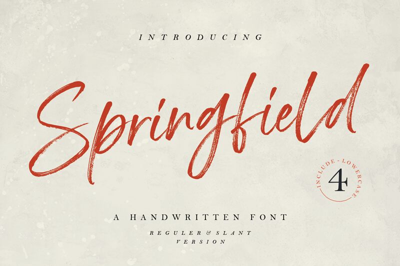 Springfield Demo Font