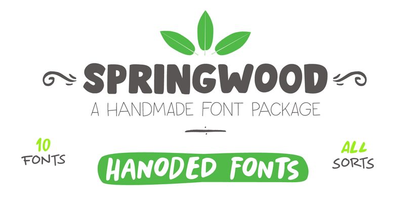 Springwood Line Demo Regular Font