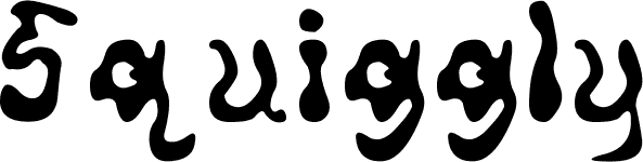 squiggly-font