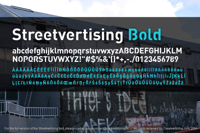 Streetvertisinglight Font