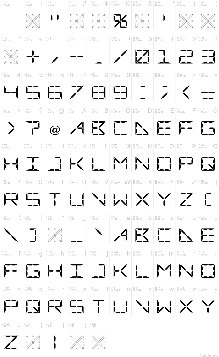 TESLA_07 font