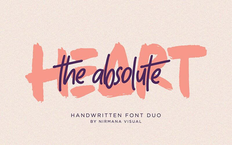 The Absolute Brush Font