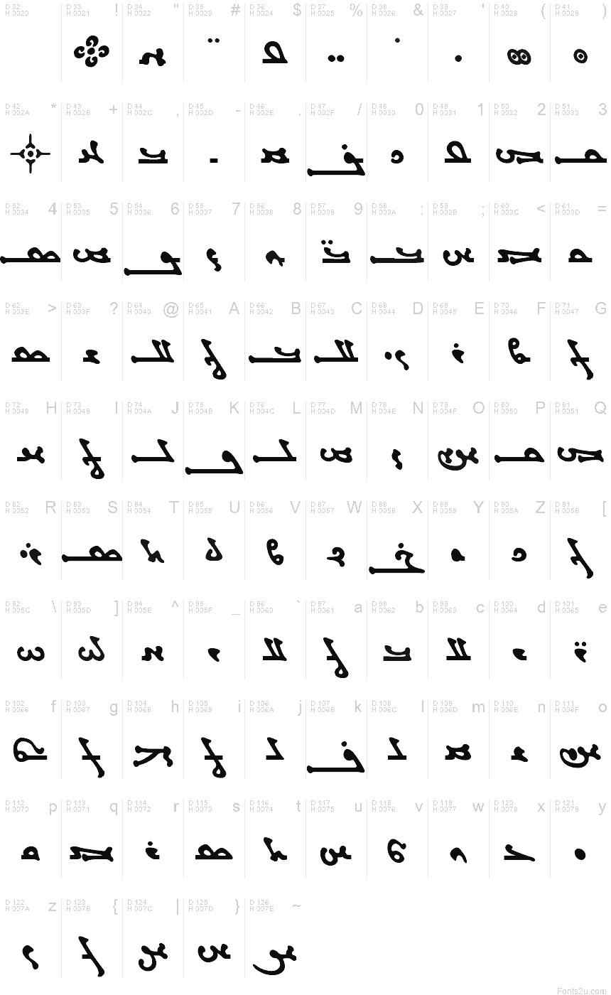 Titus Manichean font