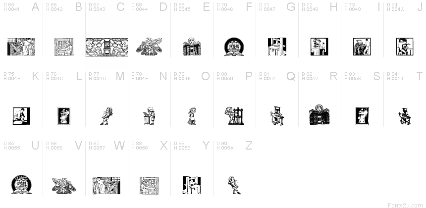 Basic Latin - charmap