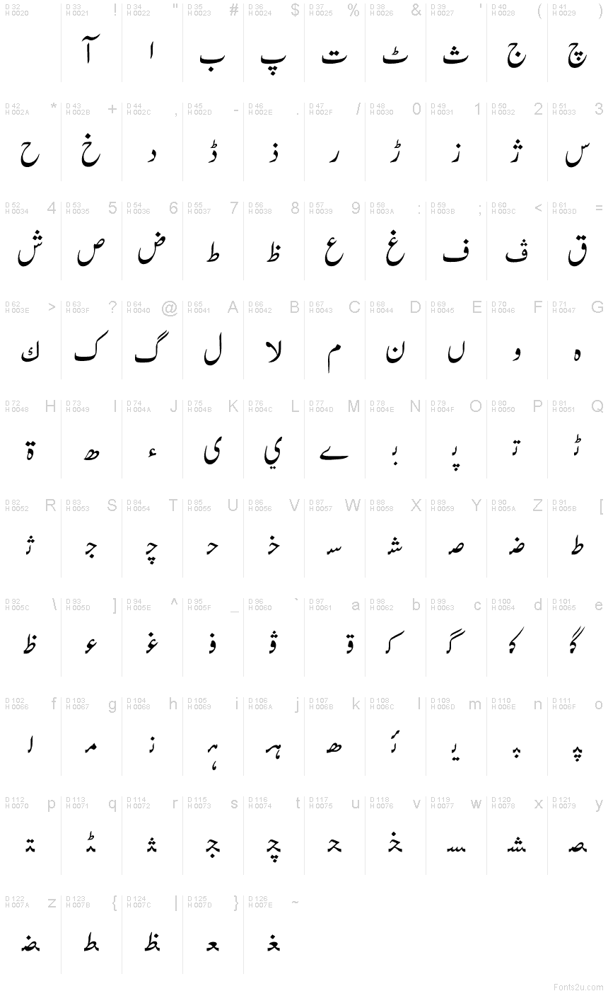 Free urdu fonts for mac free