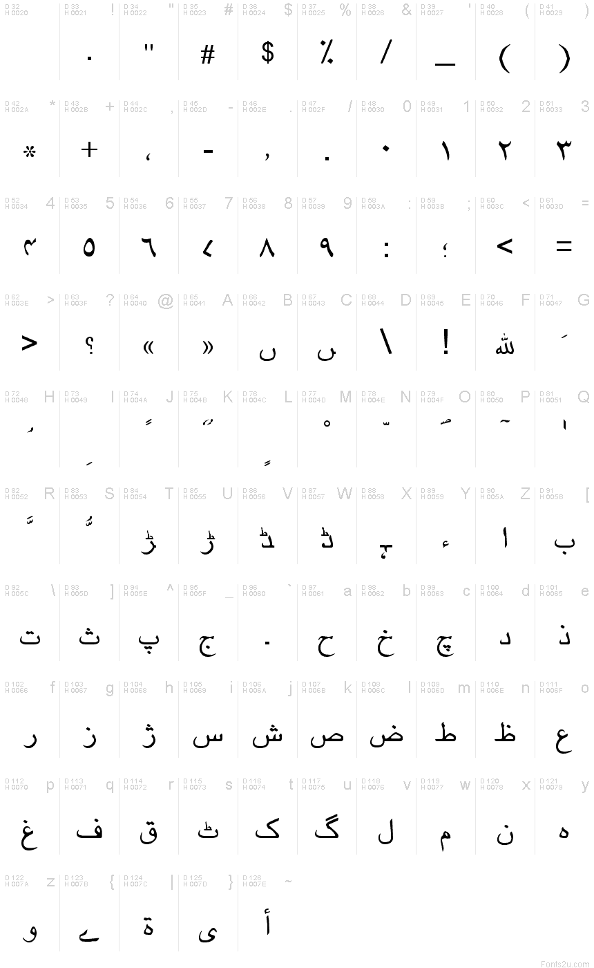 Free urdu fonts for mac 2017