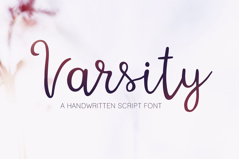 Varsity Font