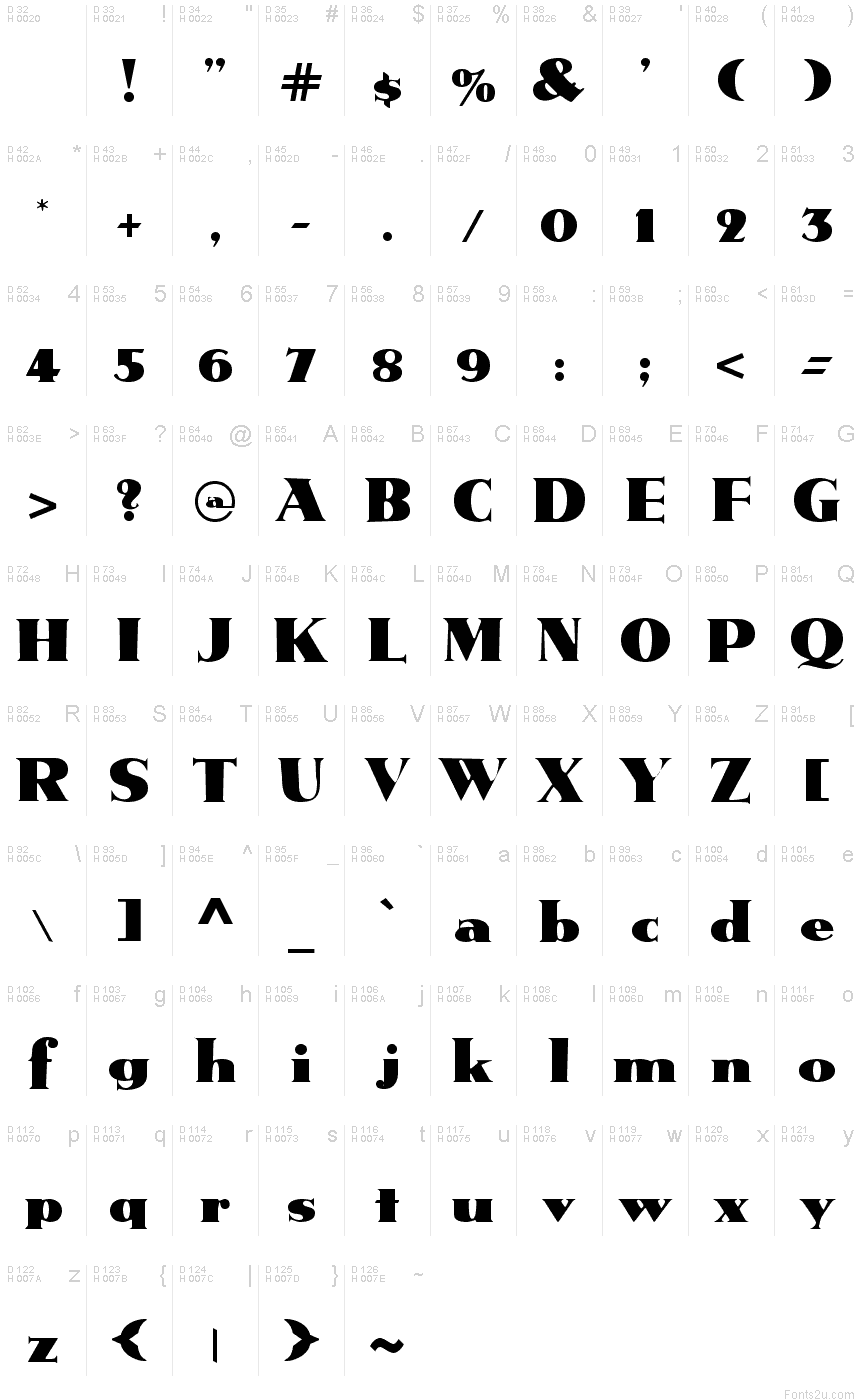 Vogue font
