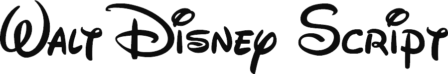 Walt Disney Script v4.1 font