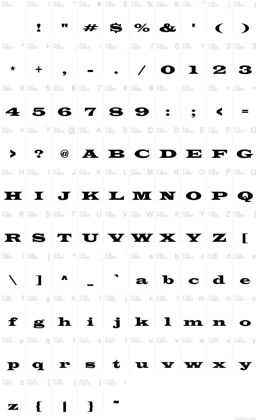 wide-latin-font