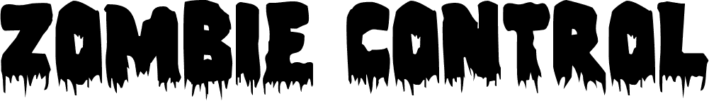 Zombie Control font