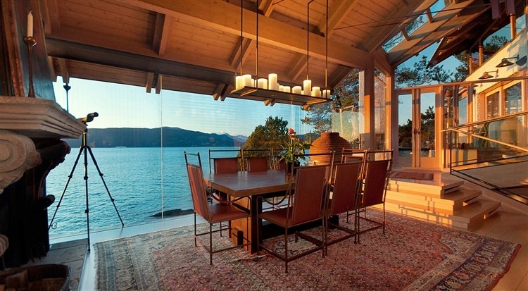 House on a Seaside Bluff by Paul Merrick