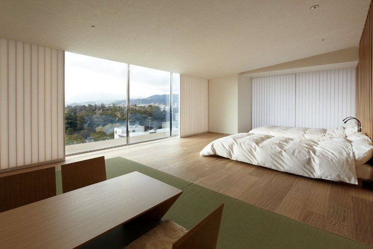 minimalist japanese style bedroom