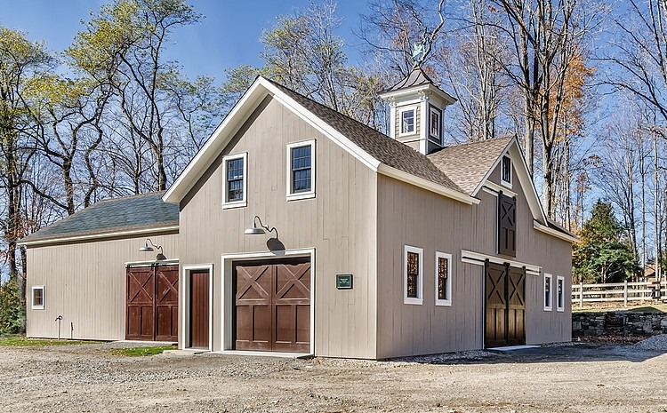 Redding Cottage and Barn by Blansfield Builders | HomeAdore