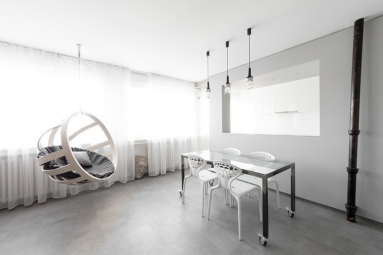 Grayscale Apartment by Arhitektura Budjevac