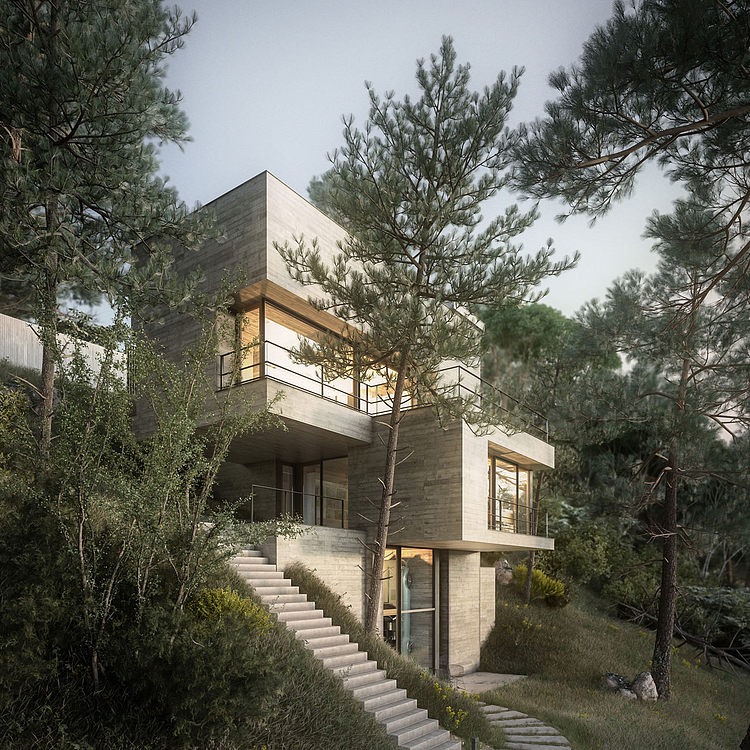 House in Nature by Design Raum