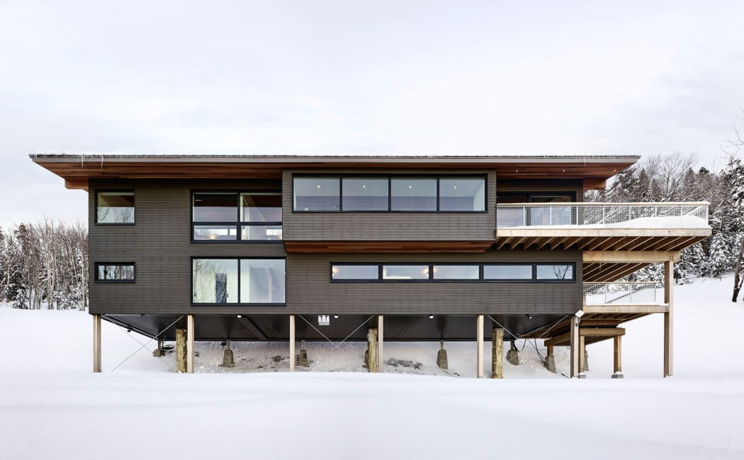 Laurentian Ski Chalet by Robitaille.Curtis - 1