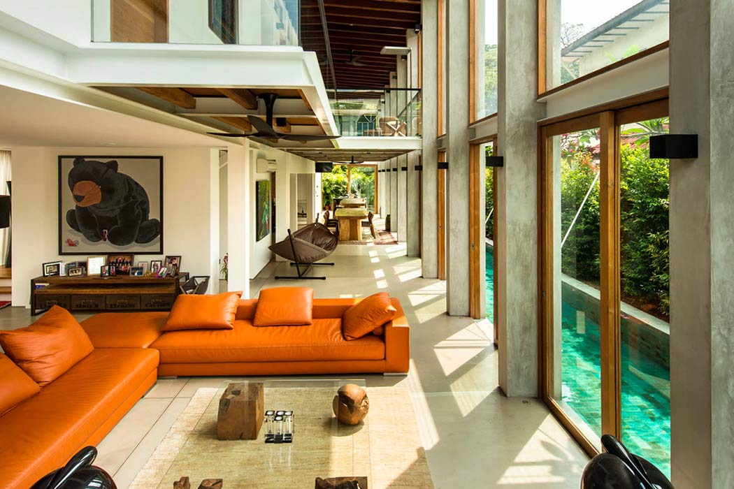 Bungalow in Singapore by Visual Text Architect