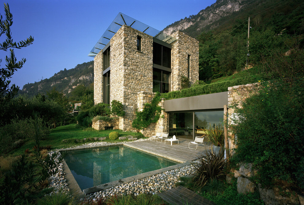Casa di pietra by arturo montanelli « homeadore Casa di design