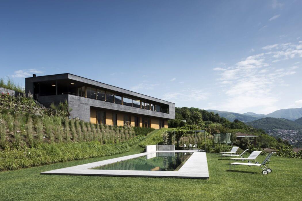 Villa in Lugano by Attilio Panzeri & Partners