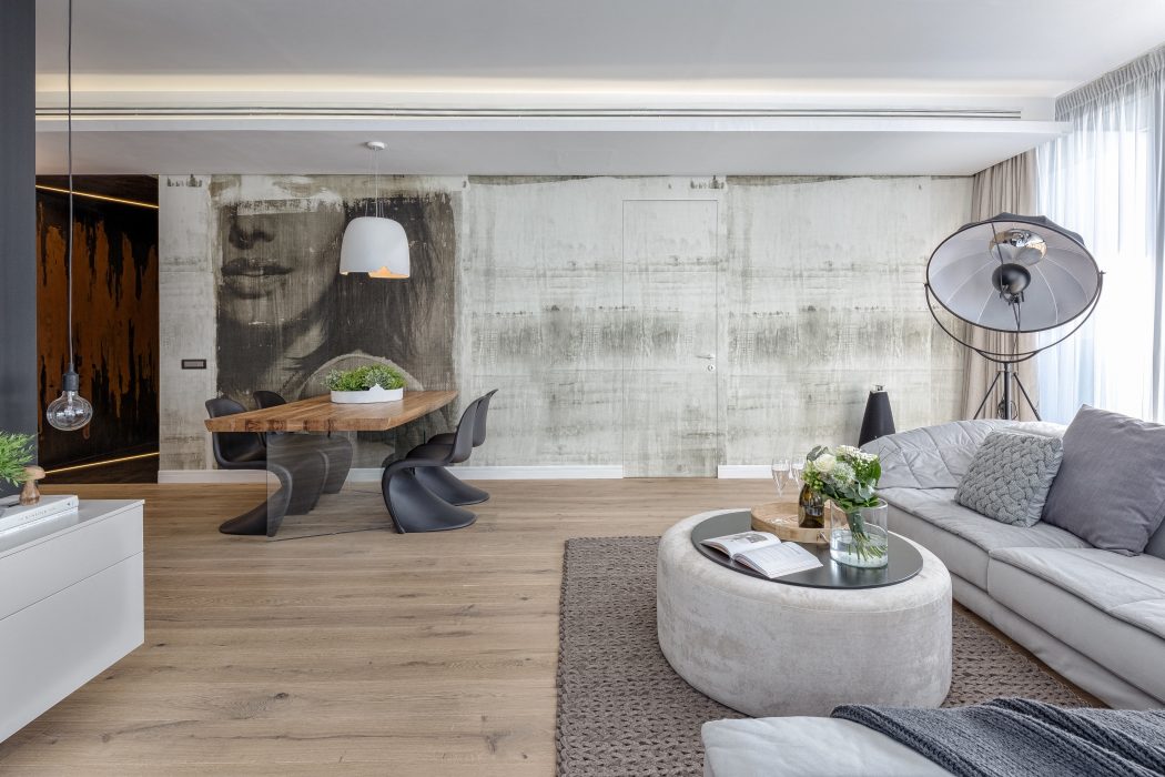 Penthouse Apartment in Bucharest by Ralu Dofin