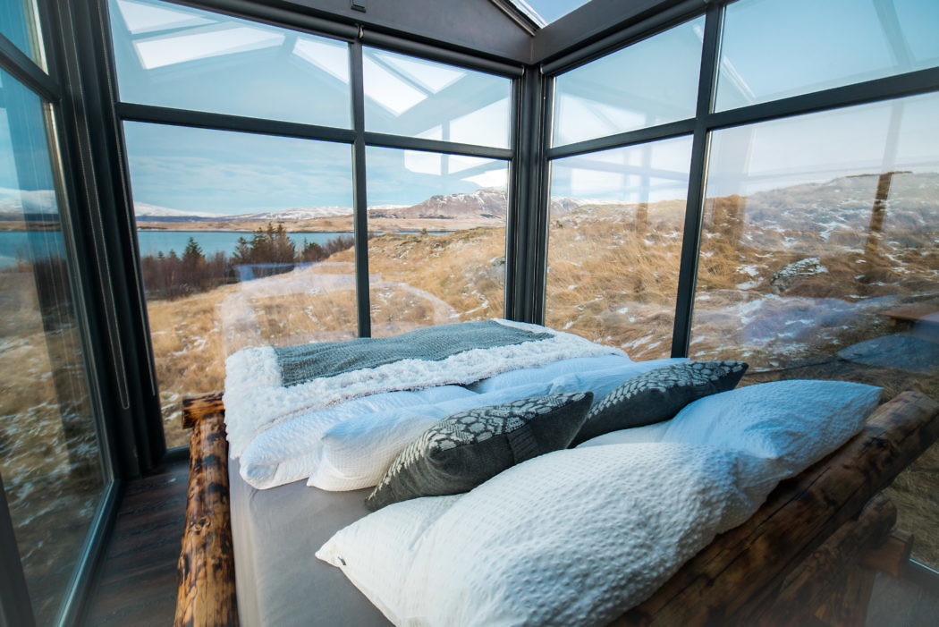panorama glass lodge iceland