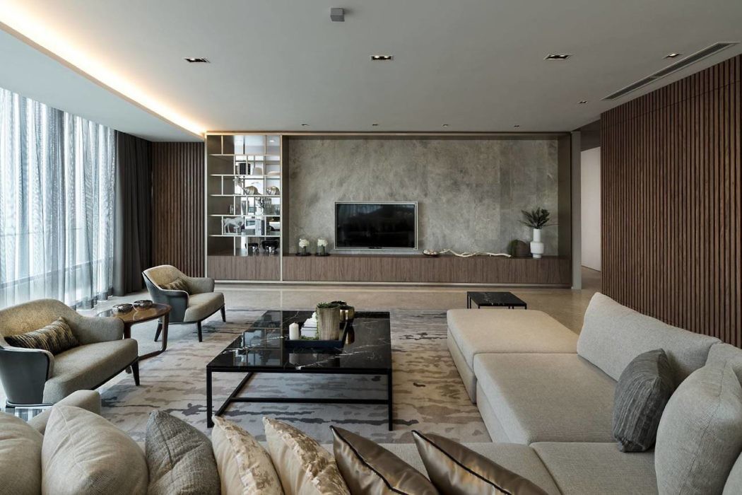 Oval Apartment by Designed Design Associates