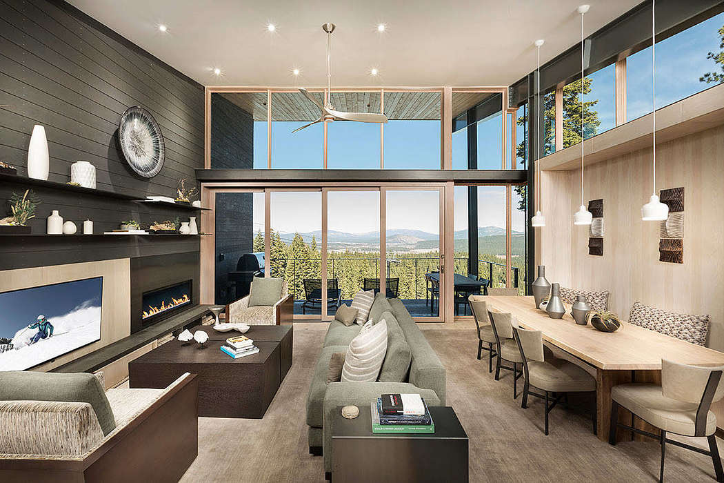 Modern Mountain Home by Aspen Leaf Interiors