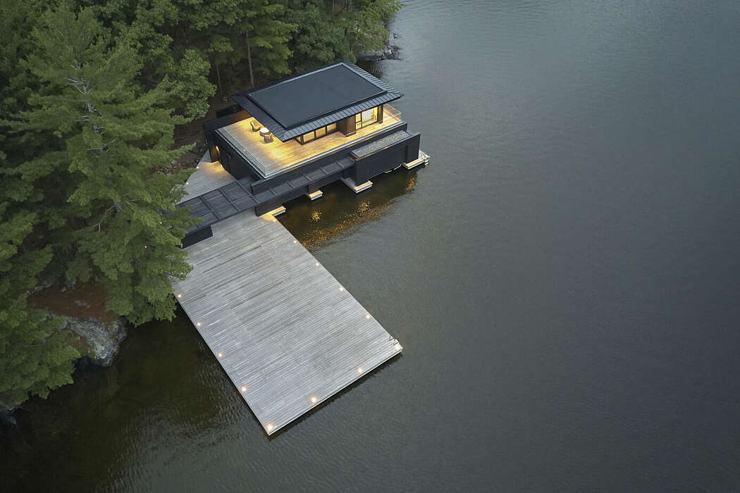 Lake Rosseau Boathouse by AKB Architects