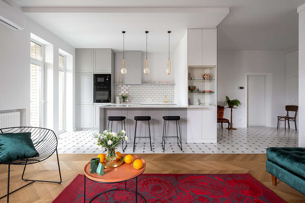 Apartment in Kiev by MalyKrasota Design