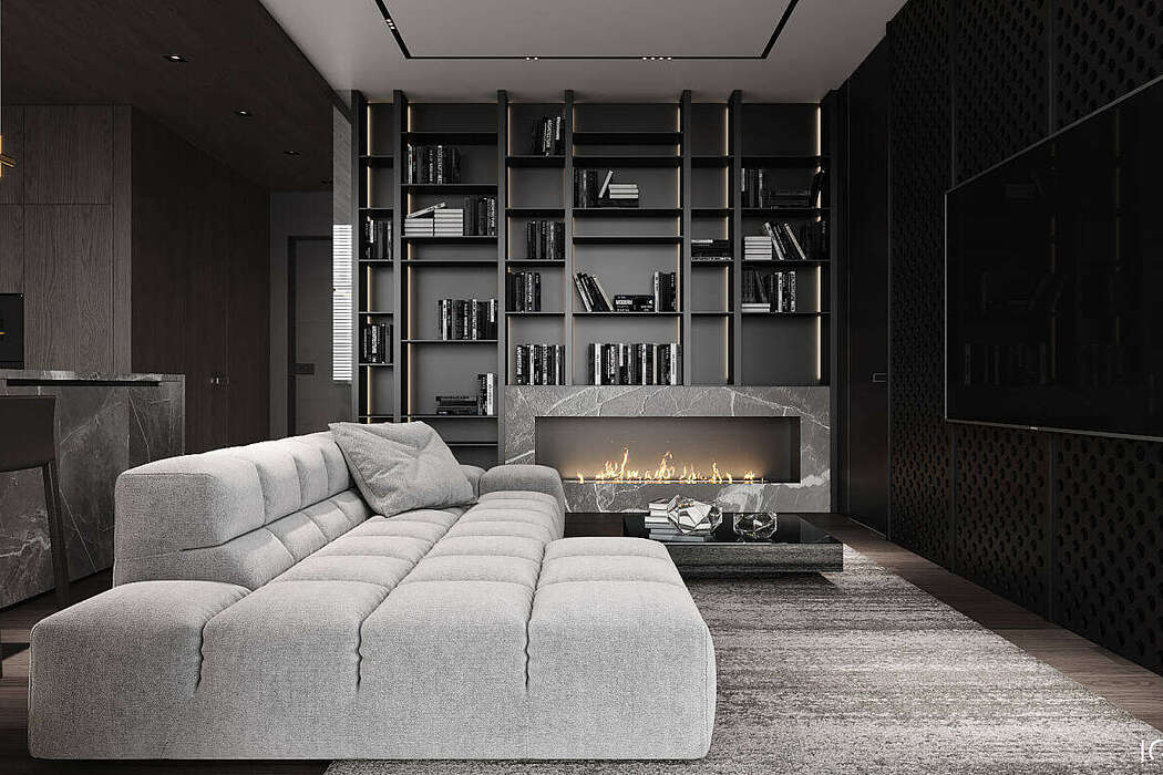Apartment in Kiev by IQOSA