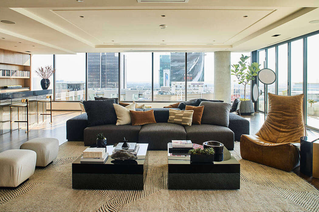 Hollywood Penthouse by Smith Firestone Associates