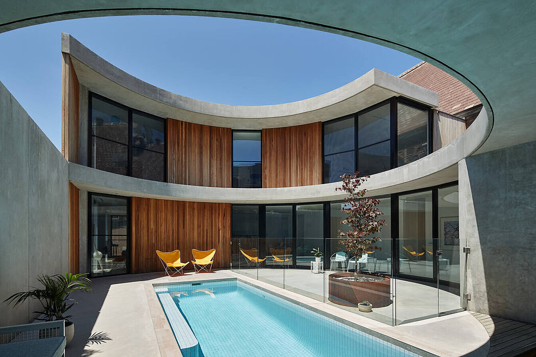 Courtyard House and Church by Kister Architects